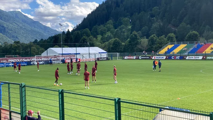 L’allenamento pomeridiano a Pinzolo: Pellegri esce anzitempo per una botta - immagine 1