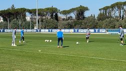 Viktoria Plzen-Lazio, portieri in campo per la rifinitura – VIDEO