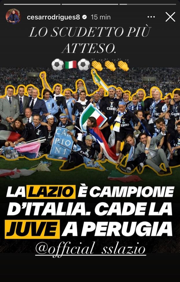 Storia Instagram di Cesar Rodrigues