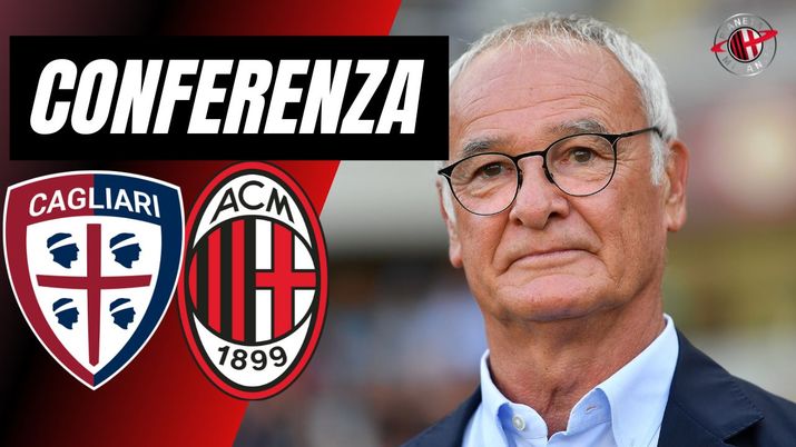 Conferenza stampa Cagliari-Milan Ranieri Serie A 2023-2024