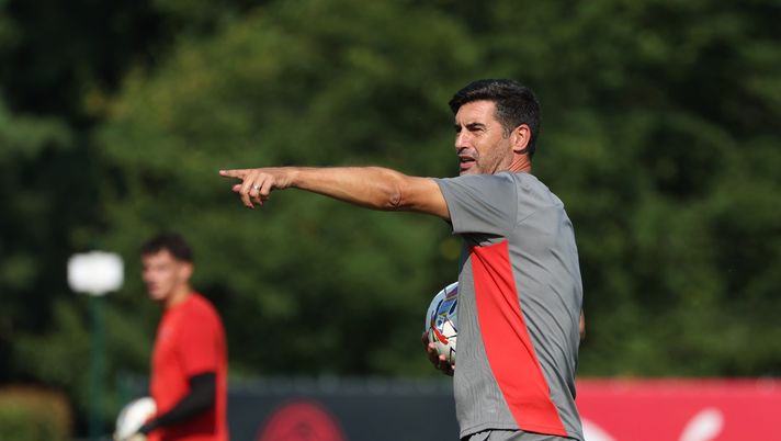 Paulo Fonseca AC Milan allenamento Milanello
