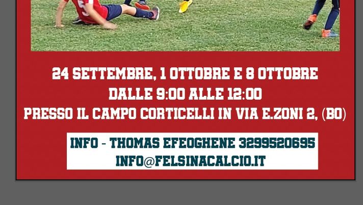 Felsina Calcio, ecco il nuovo progetto: via agli Open Day femminile - immagine 1