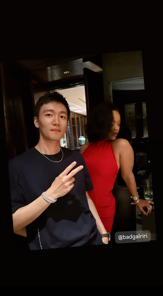 Steven Zhang sorprende sui social: la foto in compagnia di Rihanna - immagine 1