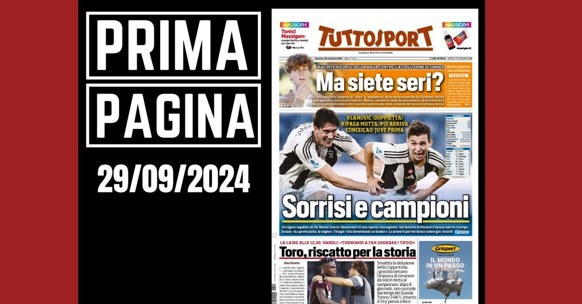 Prima pagina Tuttosport: le ultime news sulla Serie A