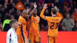 Inter, Dumfries brilla con l’Olanda: per lui gol e assist. 90′ per Asllani