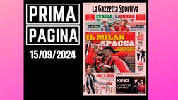 Prima pagina Gazzetta dello Sport: Milan, Theo e Leao trascinano Fonseca
