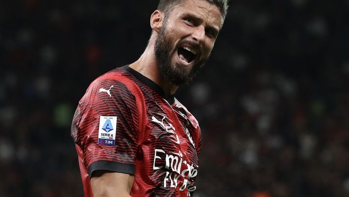 Olivier Giroud AC Milan Milan-Torino 4-1 Serie A 2023-2024