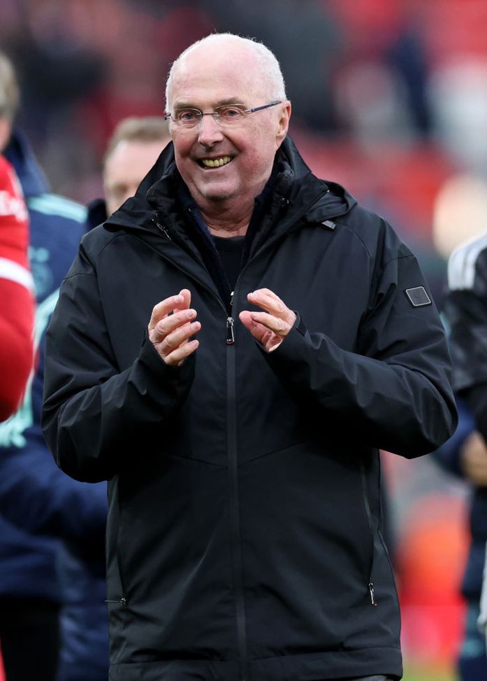 Sven-Goran Eriksson è sempre positivo: 'Non lamentatevi, sorridete'