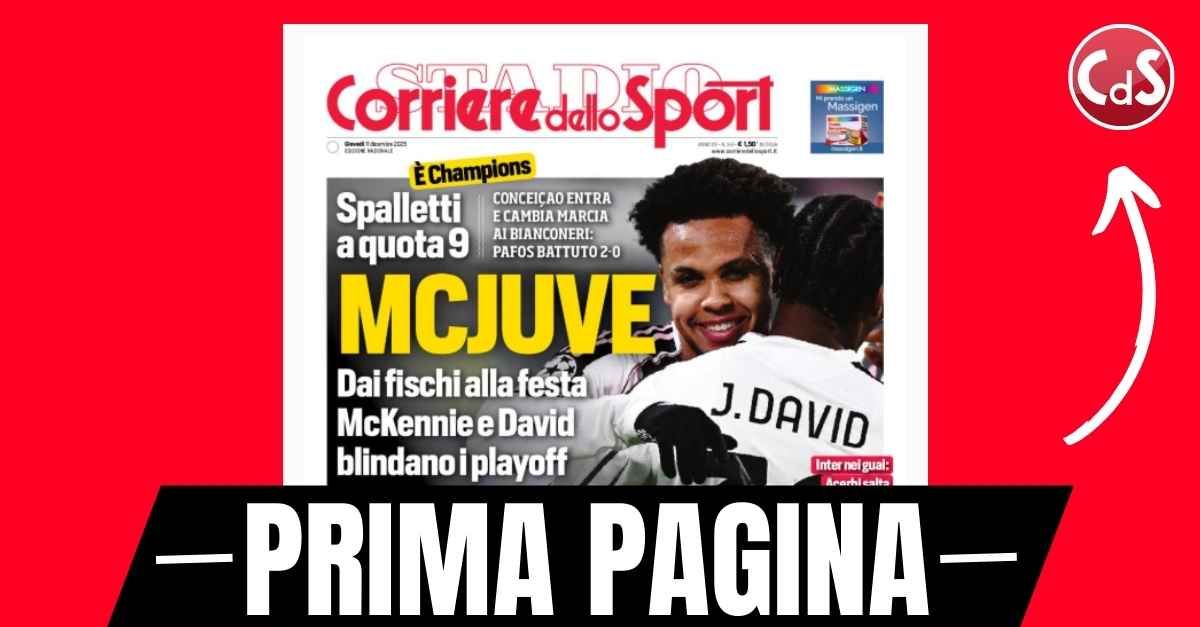 prima pagina corriere dello sport roma i soldi per zirkzee da Pianetamilan.it prima pagina corriere dello sport roma i soldi per zirkzee