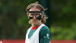 Milan, miracolo Modrić per la Champions: i dettagli della maschera per il rientro contro il Cagliari