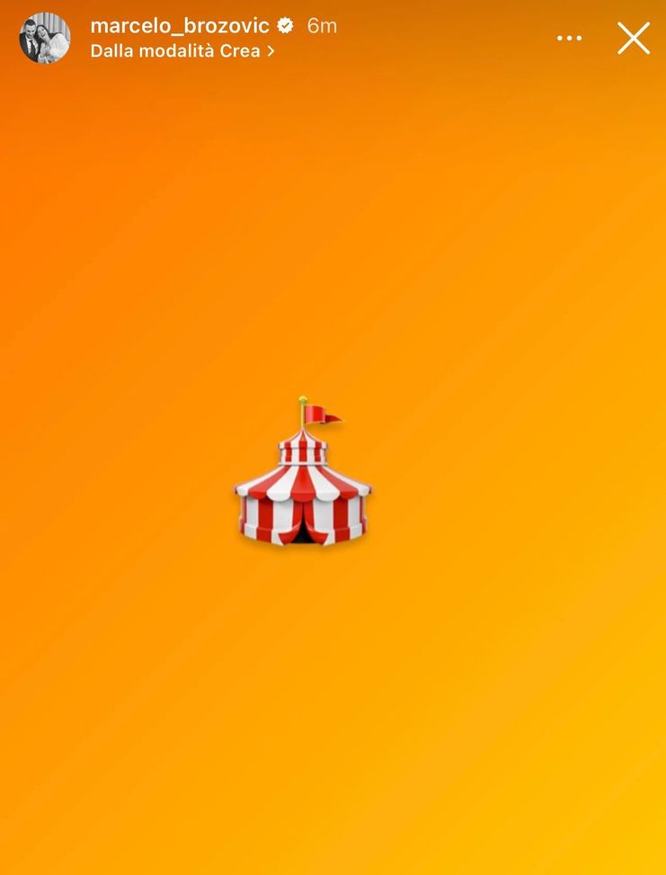 Brozovic, nuovo messaggio social enigmatico: story con… un circo- immagine 3