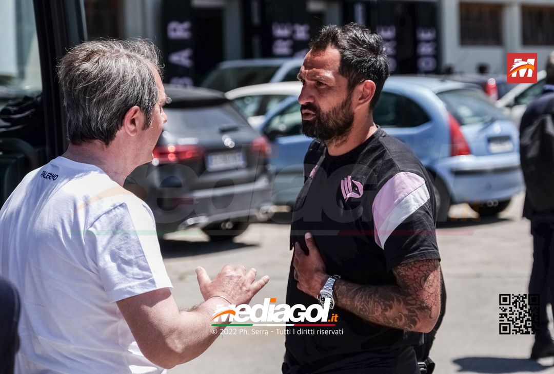 FOTO Palermo, Brunori e compagni in partenza per Chiavari: la gallery - immagine 42