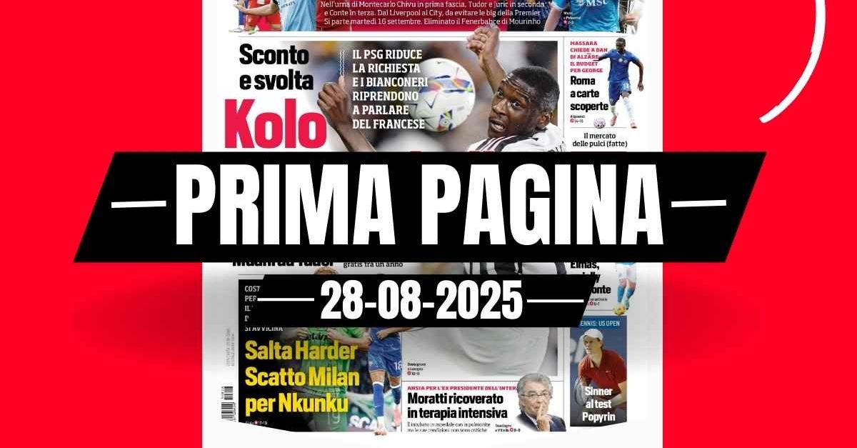 Prima pagina Corriere dello Sport: “Salta Harder, scatto Milan per Nkunku” Prima pagina Corriere dello Sport: “Salta Harder, scatto Milan per Nkunku”