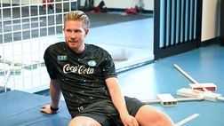 Napoli, De Bruyne si allena con la casacca numero 10: “Tranquillo, è solo per oggi”