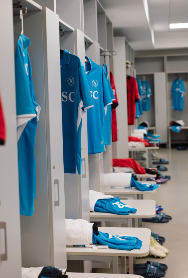 GALLERY Lo spogliatoio dell’Alianz stadium è pronto per accogliere gli azzurri - immagine 3