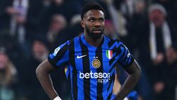 Gazzetta: “Thuram, caviglia dolorante: niente riscaldamento e non sarebbe dovuto entrare”