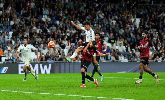 MADRID, SPAGNA- MAGGIO 14: Jacobo Ramon segna il gol decisivo per il Real Madrid. (Foto di Angel Martinez/Getty Images) Record e vittoria: Jacobo Ramon segna dopo 26 corner, il Real piega il Mallorca- immagine 2