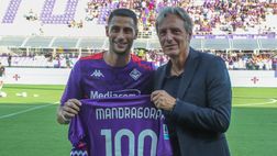 Mandragora, 100 presenze in viola: premiato con una maglia celebrativa