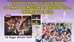 Il 21 marzo grande festa con gli eroi viola della Coppa Italia e Supercoppa 1996