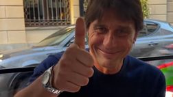 Conte, ecco la prima pizza da allenatore del Napoli | VIDEO