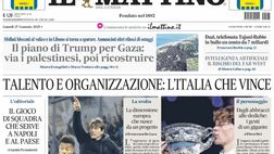 PRIMA PAGINA IL MATTINO OGGI: “La legge di Conte”