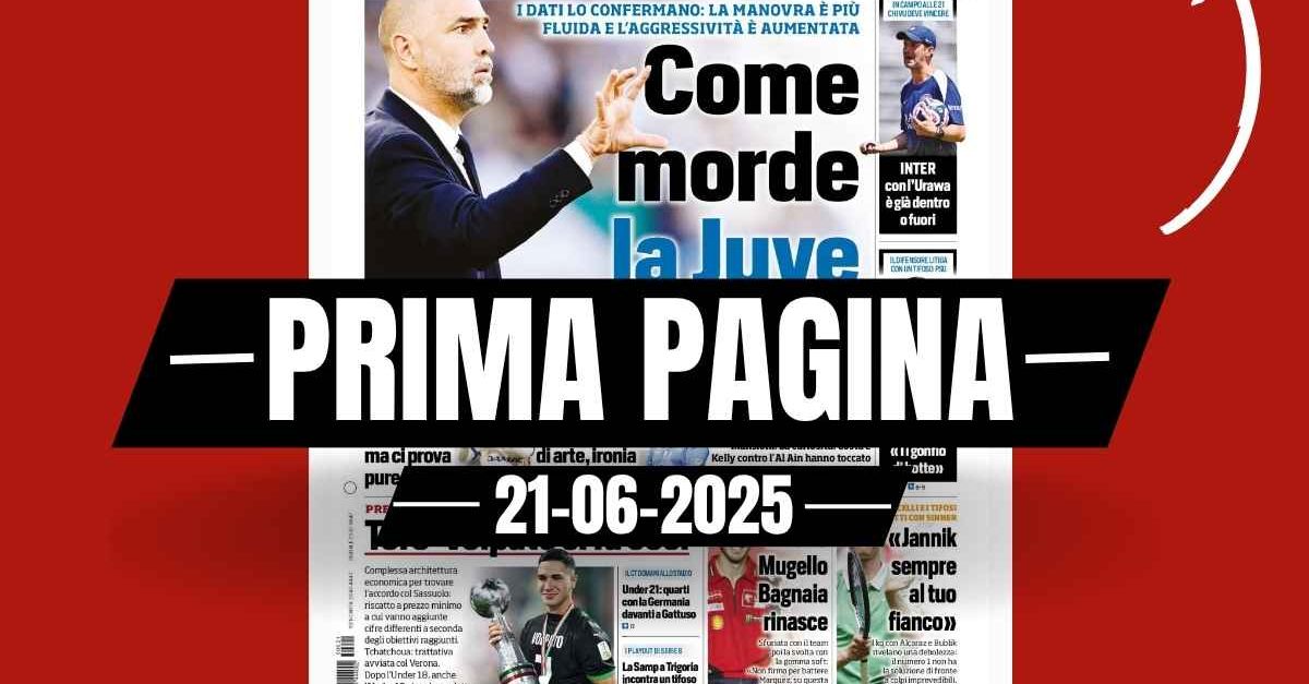 Prima pagina Tuttosport: “Come morde la Juventus di Tudor” Prima pagina Tuttosport: “Come morde la Juventus di Tudor”