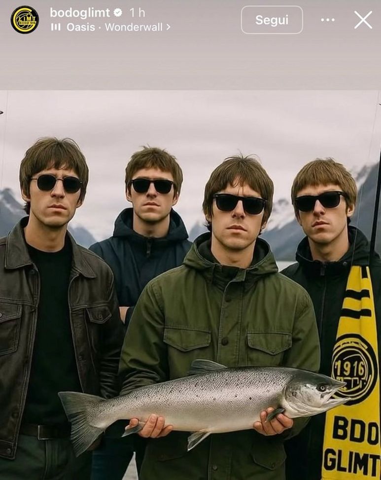 Bodo, che stoccata alla Lazio: sul profilo ufficiale spuntano gli Oasis col salmone- immagine 2