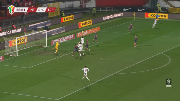 Inter-Torino 2-1, l’analisi dei gol: marcature granata sbagliate entrambe le volte- immagine 10
