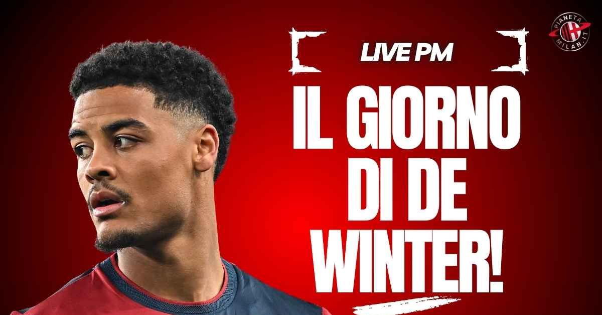 calciomercato milan de winter via alle visite live news