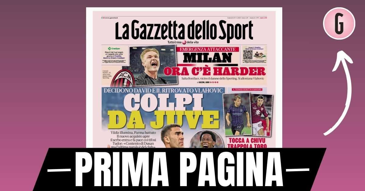 prima pagina gazzetta dello sport milan ora c8217232 harder