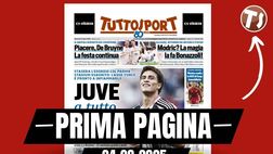 Prima pagina Tuttosport: Allegri ritorno da incubo tra i fischi