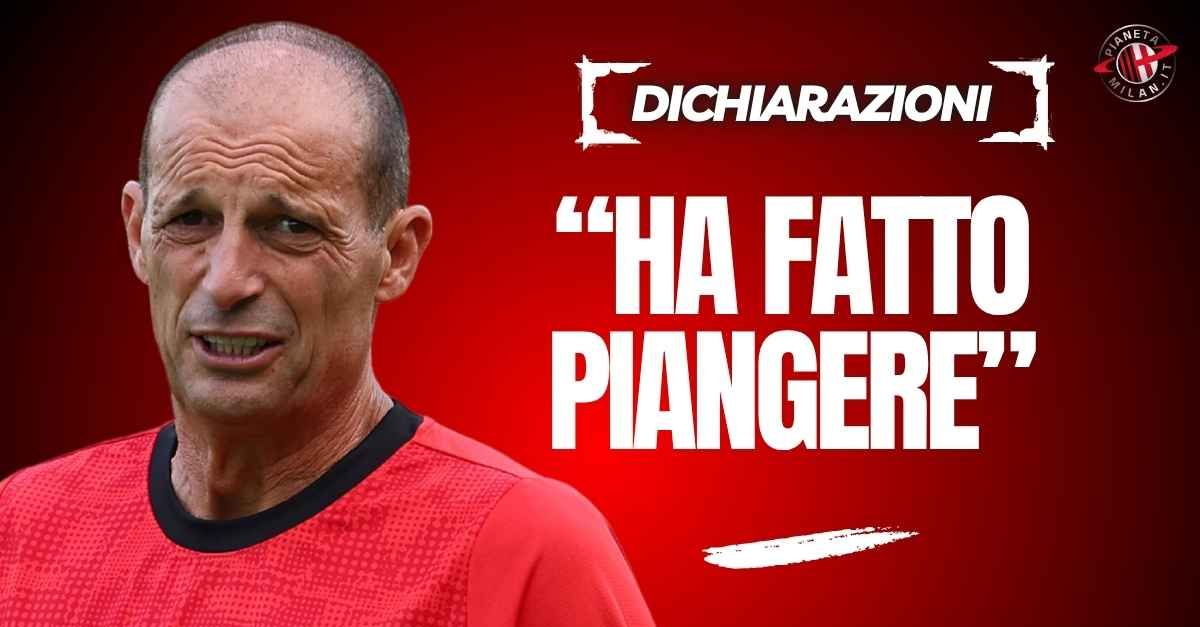 Milan, Palmeri punge: “Allegri si fa prendere la meno nell’imbruttire del gioco”