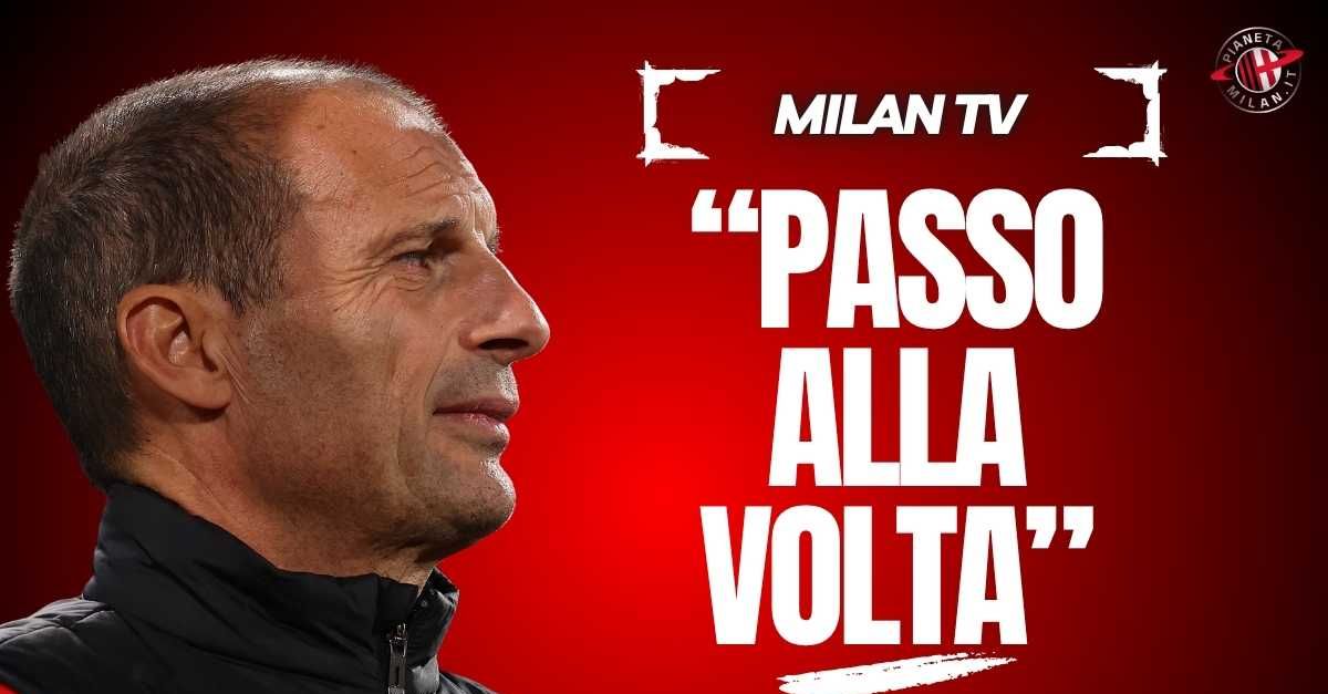 milan allegri bisogna fare un passo alla volta il campionato 232 una crociera