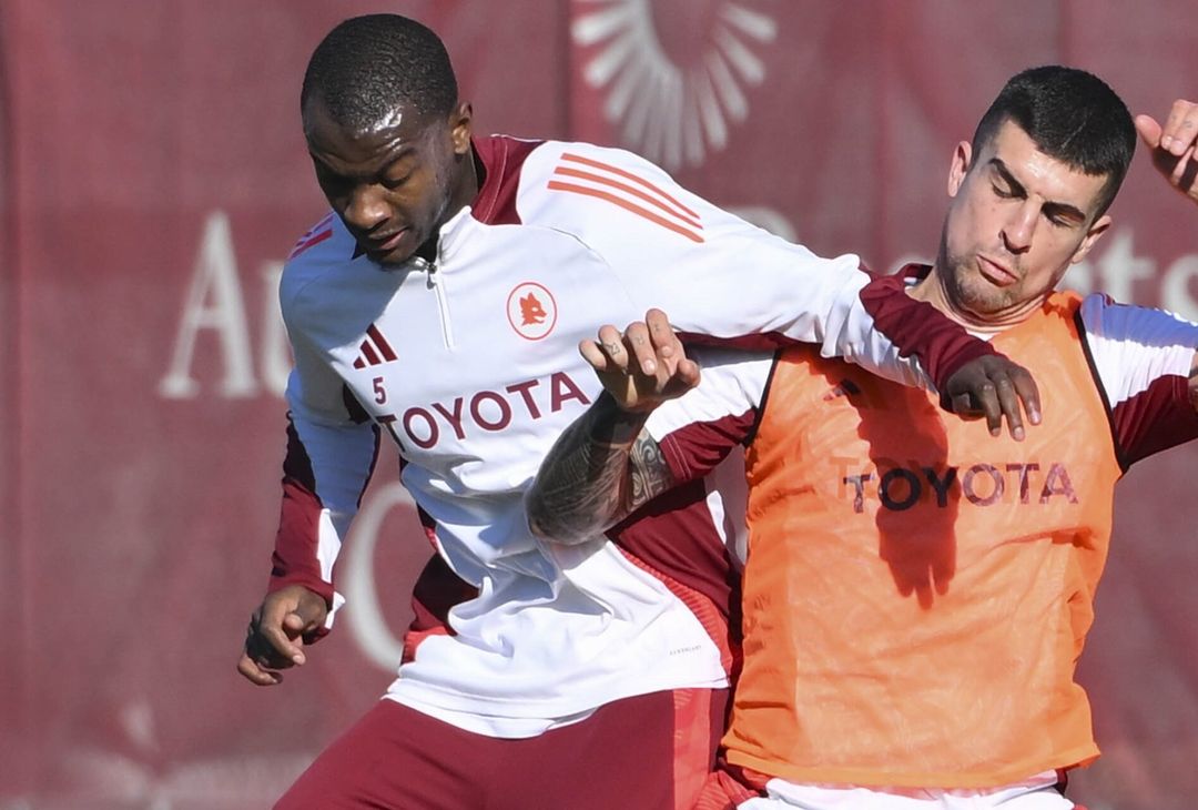 Roma, l’allenamento a due giorni dalla trasferta con il Milan – FOTOGALLERY - immagine 13