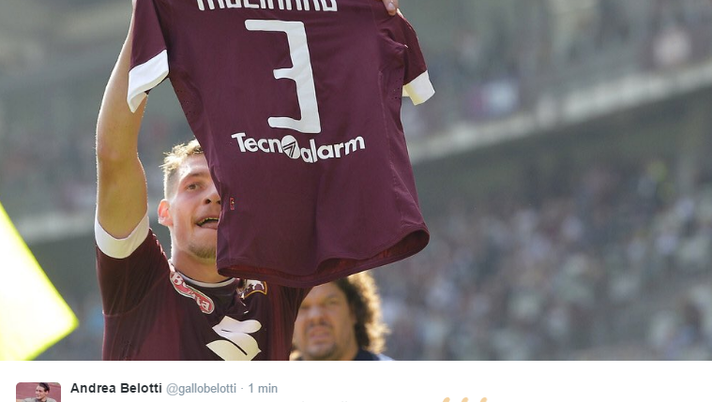 foto Twitter Torino-Roma 3-1, la dedica è per Molinaro: “Ti aspettiamo in campo” - immagine 1
