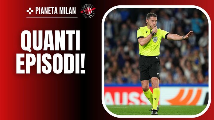 Arbitro Kovacs, qui durante Milan-Napoli (getty images)