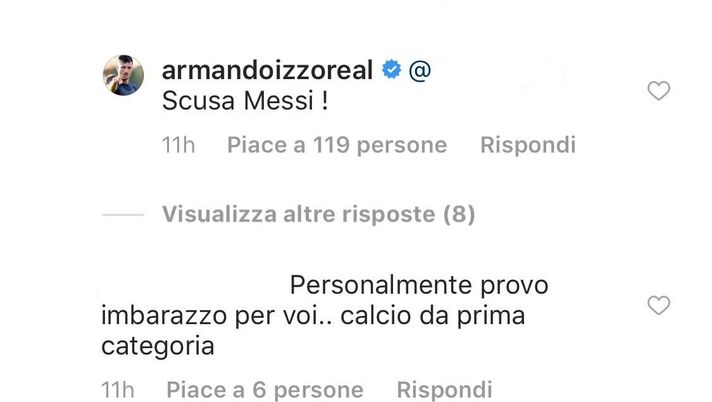 Toro, critiche alla squadra su Instagram. E Izzo: “Vieni tu a giocare” - immagine 1