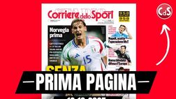 Prima pagina Corriere dello Sport: “Italia condannata allo spareggio”