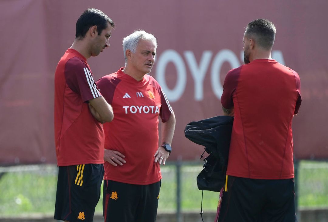 Roma al lavoro per preparare la partita contro lo Sheriff – FOTO GALLERY- immagine 1