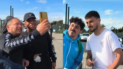 Alisson ed Elmas, che disponibilità coi tifosi azzurri a Castel Volturno!