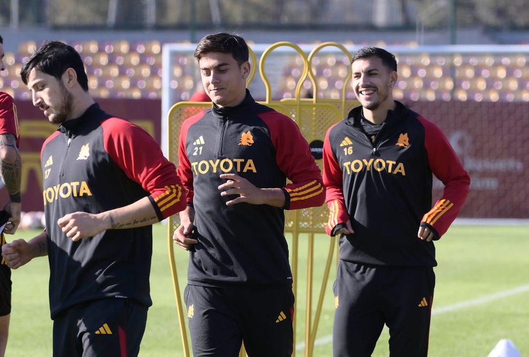 Roma, la rifinitura alla vigilia della sfida al Servette – FOTO GALLERY - immagine 24