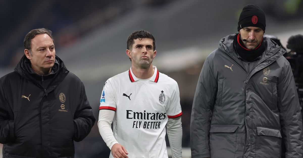 Milan Roma, Pulisic migliora. Le ultime sugli infortunati rossoneri