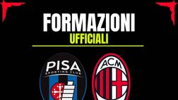 Formazioni ufficiali Pisa-Milan: squadra che vince non si cambia … o quasi! Le scelte di Allegri