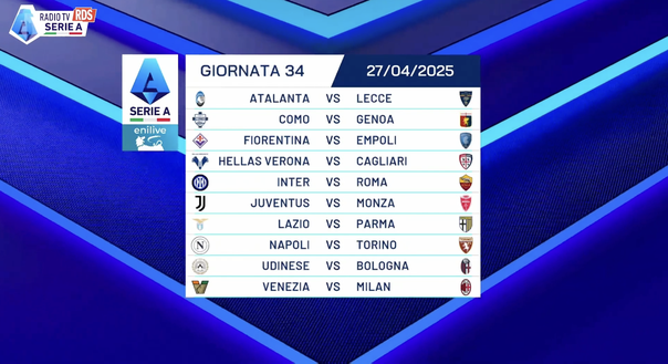 Ecco il calendario della nuova Serie A 2024-25, dalla 1a alla 38a: quando i derby e Juve-Napoli- immagine 35