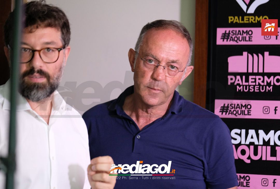 FOTO RITIRO PALERMO, Matteo Brunori in conferenza stampa (Gallery) - immagine 6