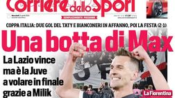 PRIMA PAGINA CORRIERE DELLO SPORT OGGI: “C’è anche Retegui nella lista del Napoli”
