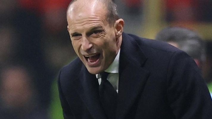 Massimiliano Allegri (allenatore rossonero), qui durante Parma-Milan 2-2 | (Getty Images) Milan, ancora limiti contro le 'piccole': col Parma due errori evidenti su tutti