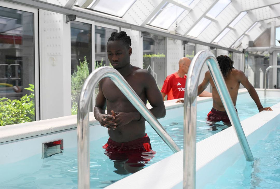 Roma, continua il ritiro: scarico dopo l’amichevole contro il Latina – FOTO GALLERY - immagine 29