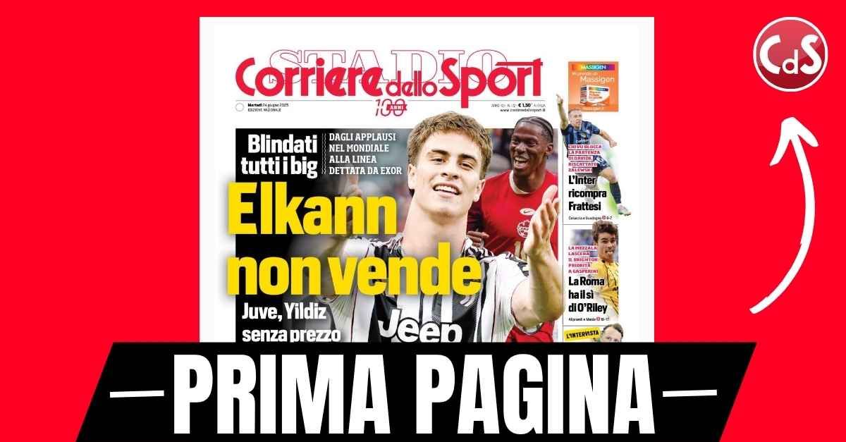 prima pagina corriere dello sport theo hern225ndez vola da inzaghi