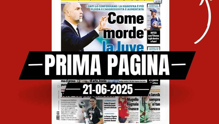 Prima Pagina Tuttosport 21 giugno